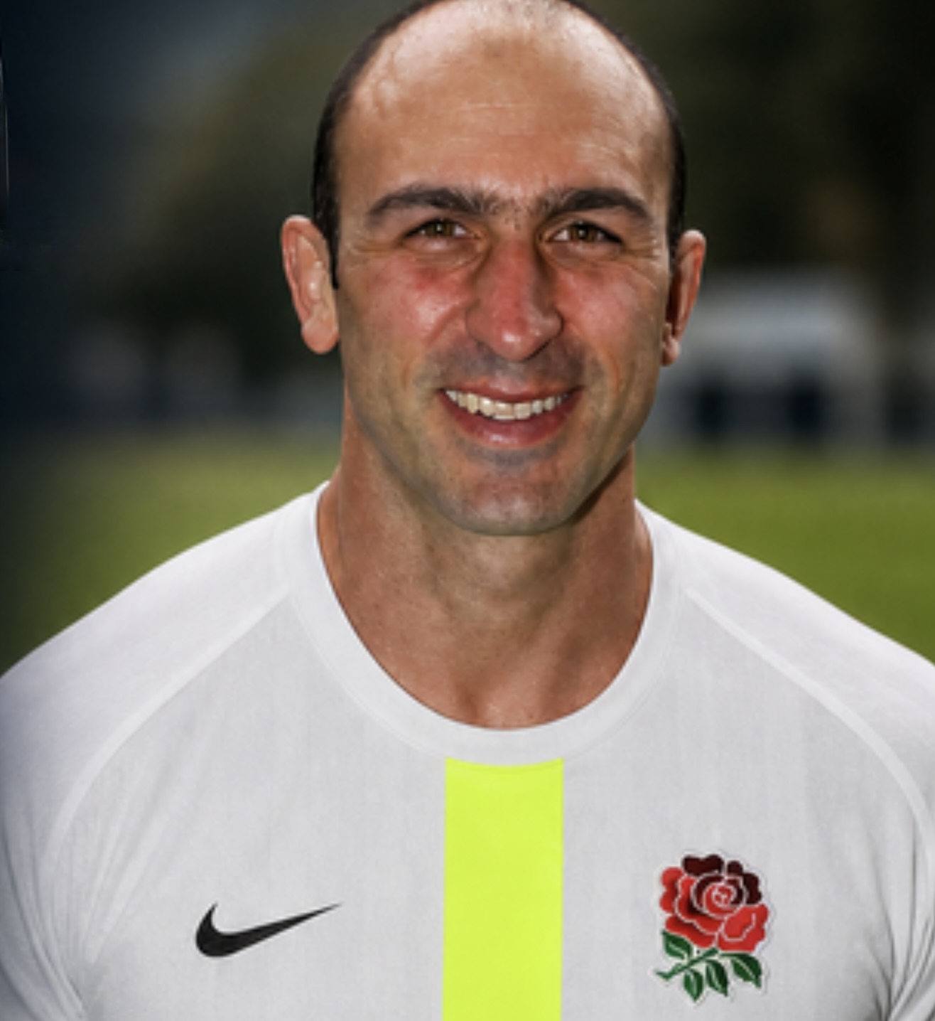 Ben Pegna in his England 7s playing kit